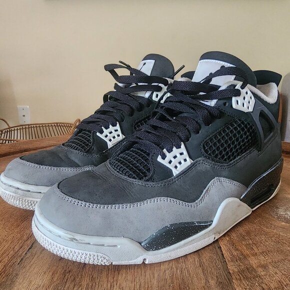 Nike Air Jordan 4 IV Retro Fear Black White FQ8138-002 Sneakers Shoes Mens 11 main image 8